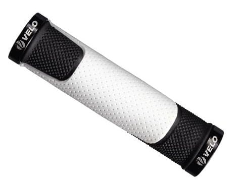 MANSOANE VELO - Slice  -  Cauciuc  -  130mm Fixare Inele blocare  -  Alb/Negru
