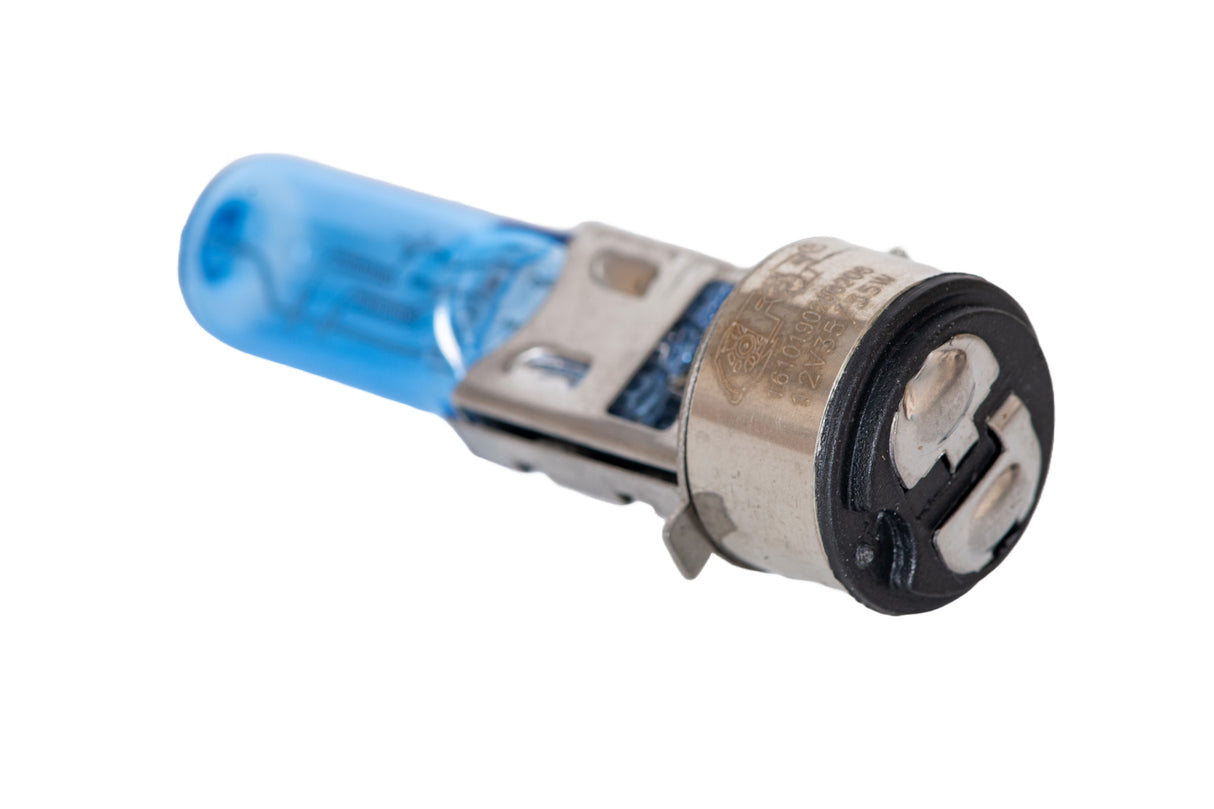 Bec halogen ba20d lumina albastra - 12v 35/35w, 3, atomico.ro
