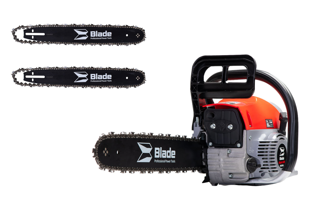 Promo Drujba pe benzina BLADE Alpin 520 - 5CP, 2 lame si 2 lanturi- Accesorii incluse, 1, atomico.ro
