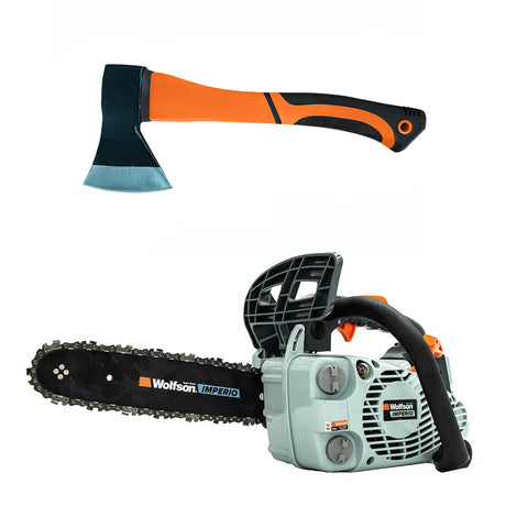 Gradina si Ferma, Drujba pe benzina WOLFSON IMPERIO 250 - 1.3 CP, 25cc + toporisca fibra Wolfson, 1, atomico.ro