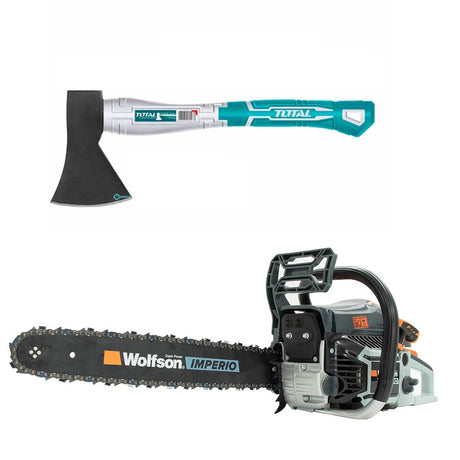 Wolfson, Drujba pe benzina WOLFSON IMPERIO 6000 - 3.2 CP, 52cc + toporisca Total 600g, 1, atomico.ro
