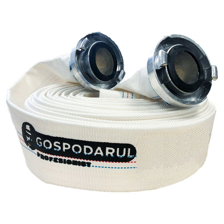 Furtun Gradina, Furtun pompieri - PVC panzat, 1" (25mm), 20m + mufe cuplare, atomico.ro