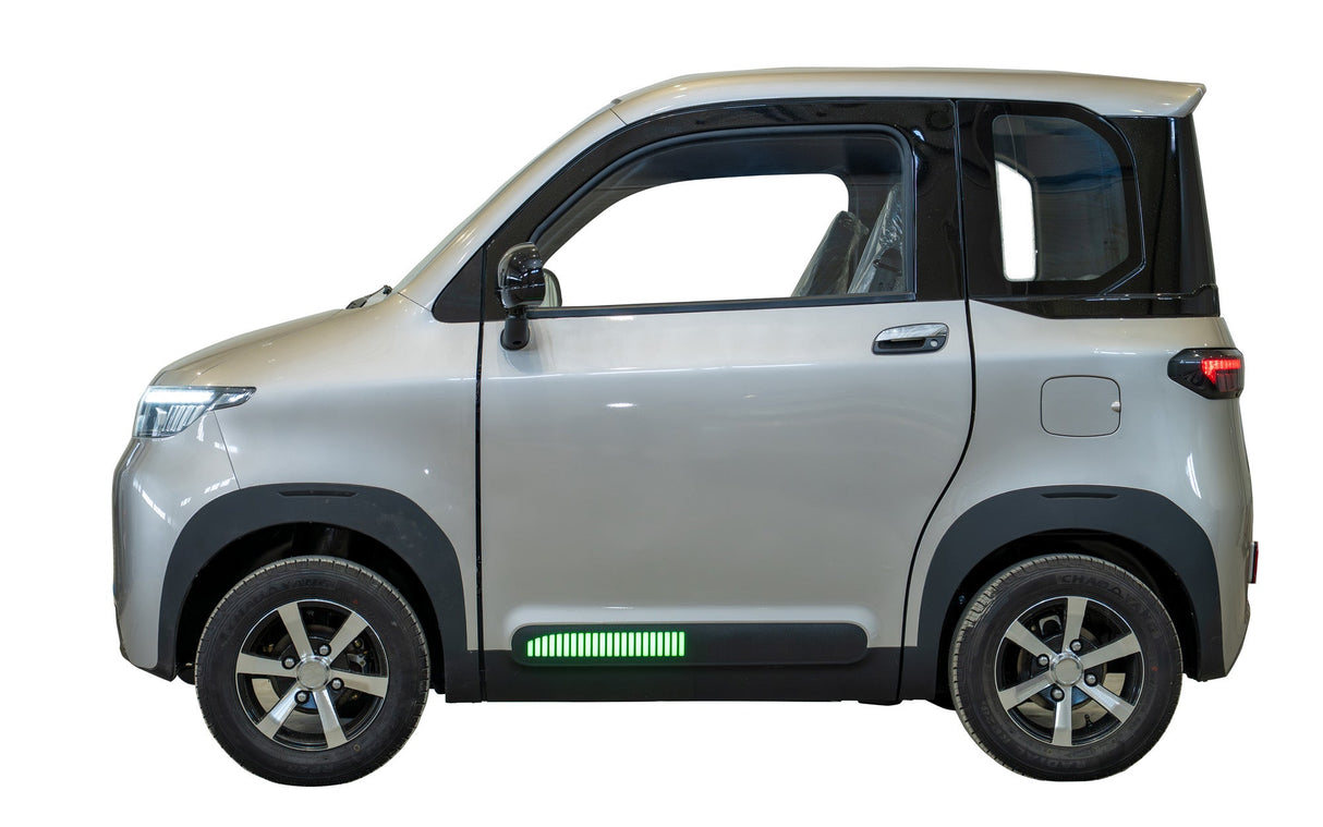 Masina electrica fara permis BLADE Vibe Plus, 4000W, 25 km/h, aer conditionat, silver, 7, atomico.ro