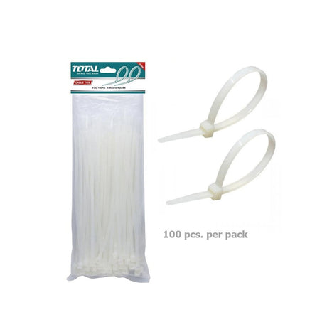 Menghine si cleme de fixare, Coliere de plastic TOTAL - 100buc - 300mm, atomico.ro