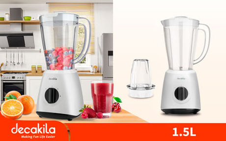 Blendere si tocatoare, Blender electric Decakila, 400W, 1.5L, 2 viteze, 2, atomico.ro