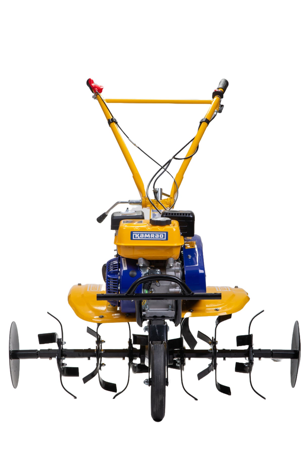 Motosapa pe benzina Kamrad, 7CP, 208cc, latime de lucru 80cm, cu roti de transport, 8, atomico.ro