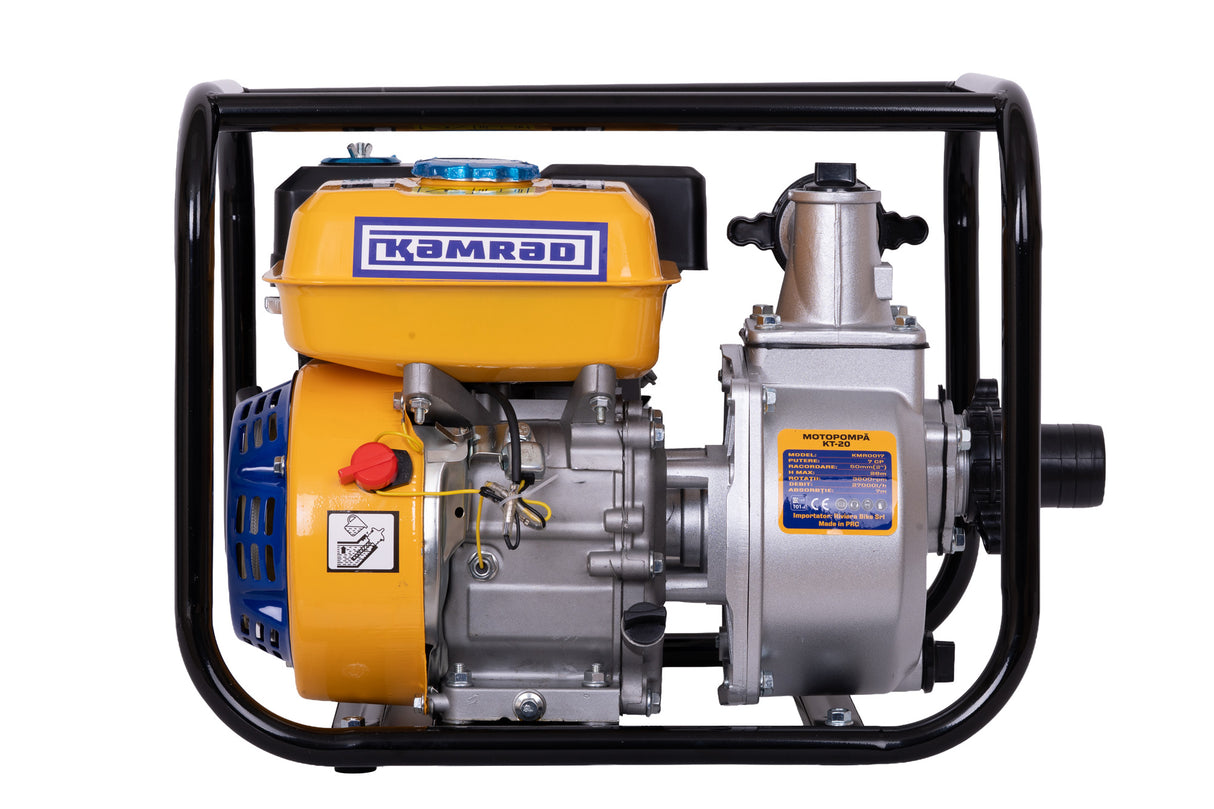 Motopompa apa KAMRAD KM-20, 2 toli, motor benzina 6.5 CP, debit 27.000 L/h, 2, atomico.ro