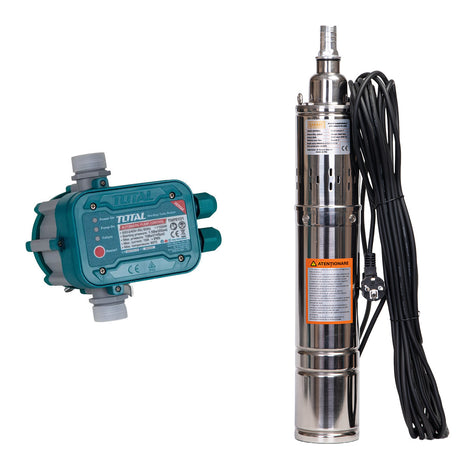 Pompe Submersibile Apa Curata, Pompa submersibila apa curata Kamrad PS-1300, 1100W, cablu 15m, 3200L/h, 1 tol, diametru 100mm + presostat, 1, atomico.ro