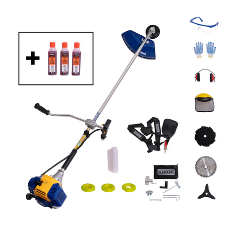 PromoVARA, KAMRAD - MOTOCOASA PROFESIONALA KRX-8000 5CP + 3x100ml ulei, 1, atomico.ro