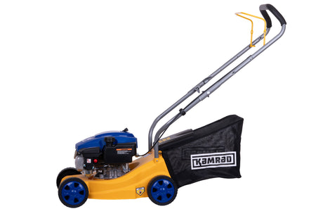 PromoVARA, Masina de tuns gazon KAMRAD K-4000-H, 3.5CP, latime de taiere 39cm, inaltime maxima taiere 65 mm, cos colector 35L - resigilat, 4, atomico.ro