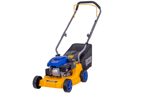 PromoVARA, Masina de tuns gazon KAMRAD K-4000-H, 3.5CP, latime de taiere 39cm, inaltime maxima taiere 65 mm, cos colector 35L - resigilat, 1, atomico.ro