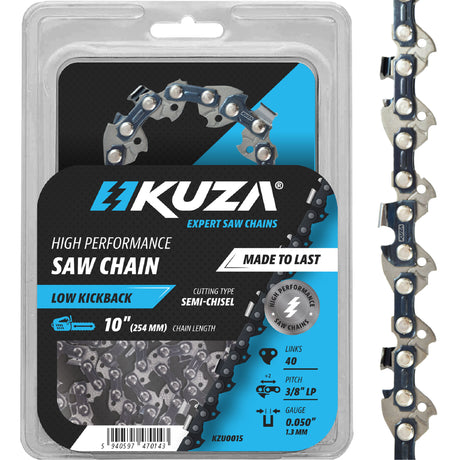 Drujbe, Lant pentru drujba Kuza, lungime 10", pas 3/8" LP, grosime 050"-1.3 mm, 40 Zale, 1 lant/pachet, 1, atomico.ro