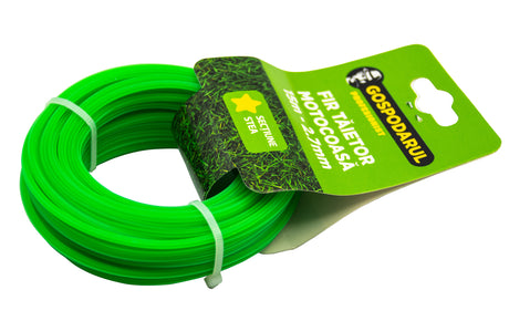 Accesorii si consumabile motocoase si masini de tuns iarba, Fir taietor 15m - 2.7mm sectiune stea, 1, atomico.ro