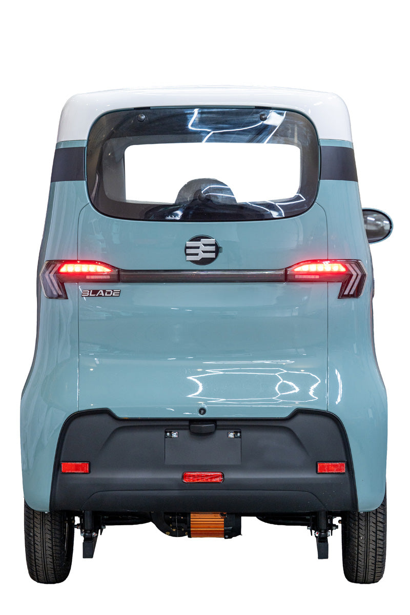 Masina Electrica BLADE CITY Plus 1500W, 25 km/h, autonomie 100 km, Albastru-Alb, 4, atomico.ro