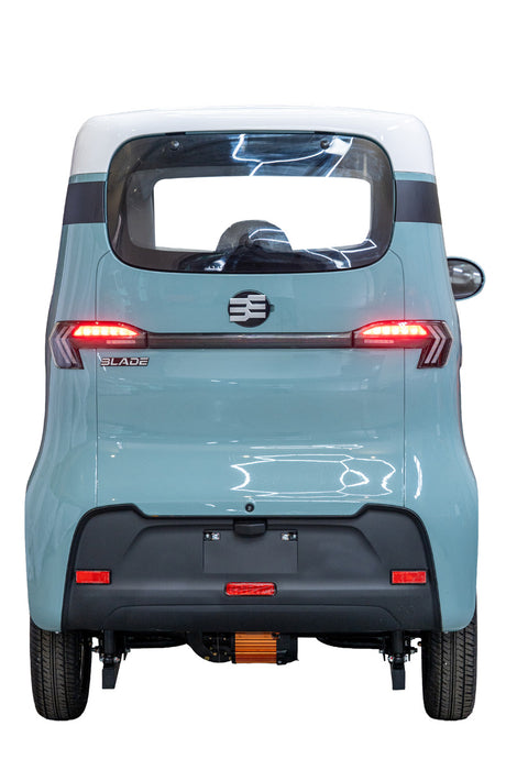 Blade, Masina Electrica BLADE CITY Plus 1500W, 25 km/h, autonomie 100 km, Albastru-Alb, 4, atomico.ro