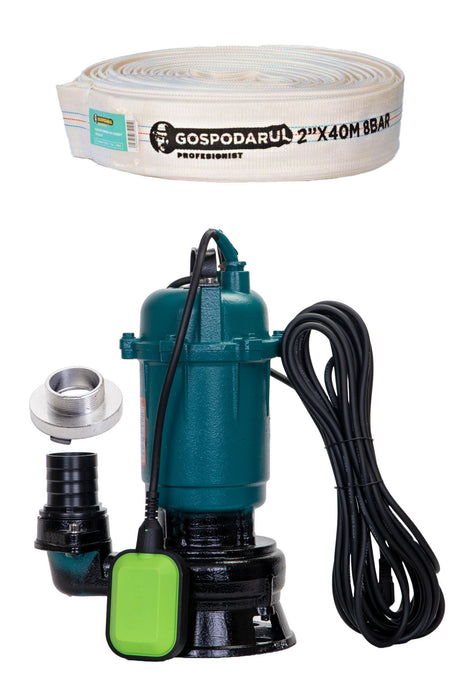 Pompe Submersibile Apa Murdara, Pompa apa murdara Gospodarul Profesionist  WQD-2700-F- 2700W + furtun 40m, 1, atomico.ro