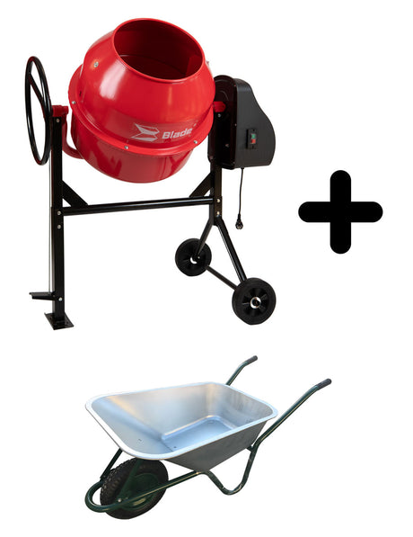 Utilaje Constructii, PACHET BETONIERA BLADE 165L, 650W + ROABA GP 85L, atomico.ro