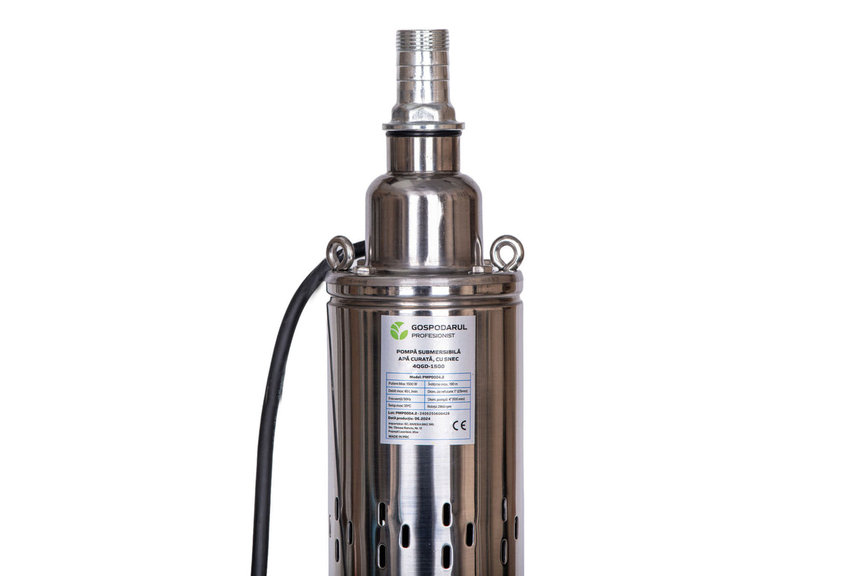 Pompa submersibila Gospodarul Profesionist 1500W, 2400 l/h, cablu 10m, 2, atomico.ro