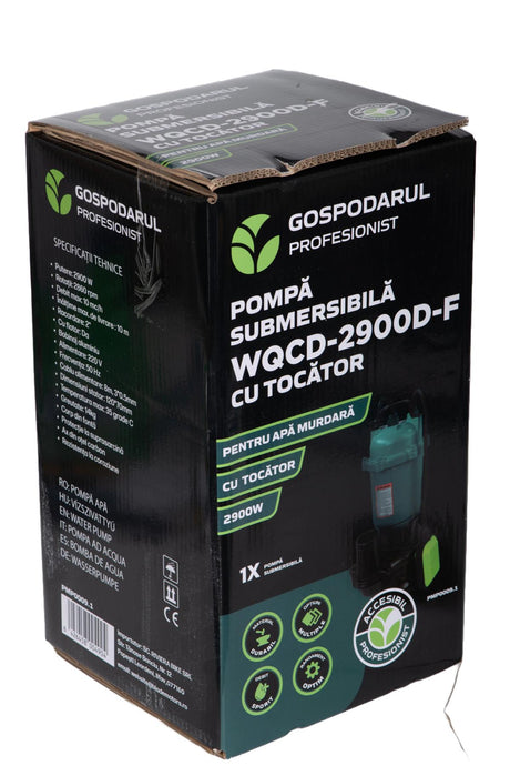 Pompe apa murdara cu tocator, PROMO*Pompa apa murdara cu tocator Gospodarul Profesionist, 2900W, 10000 l, 9, atomico.ro