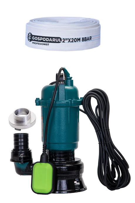Gospodarul Profesionist, Pompa apa murdara Gospodarul Profesionist  WQD-2700-F - 2700W + furtun 20m, 1, atomico.ro