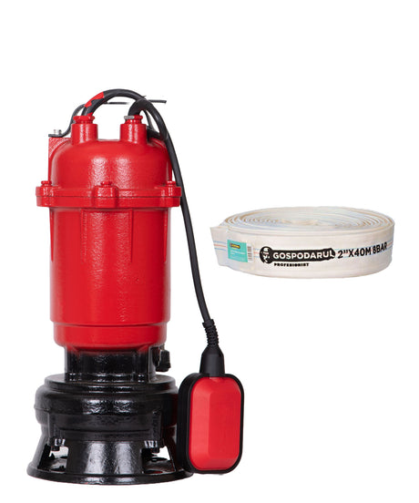 Blade, Pompa apa murdara BLADE WQD-550-F Pro - 500W, 18200 l/h + furtun 40m, 1, atomico.ro