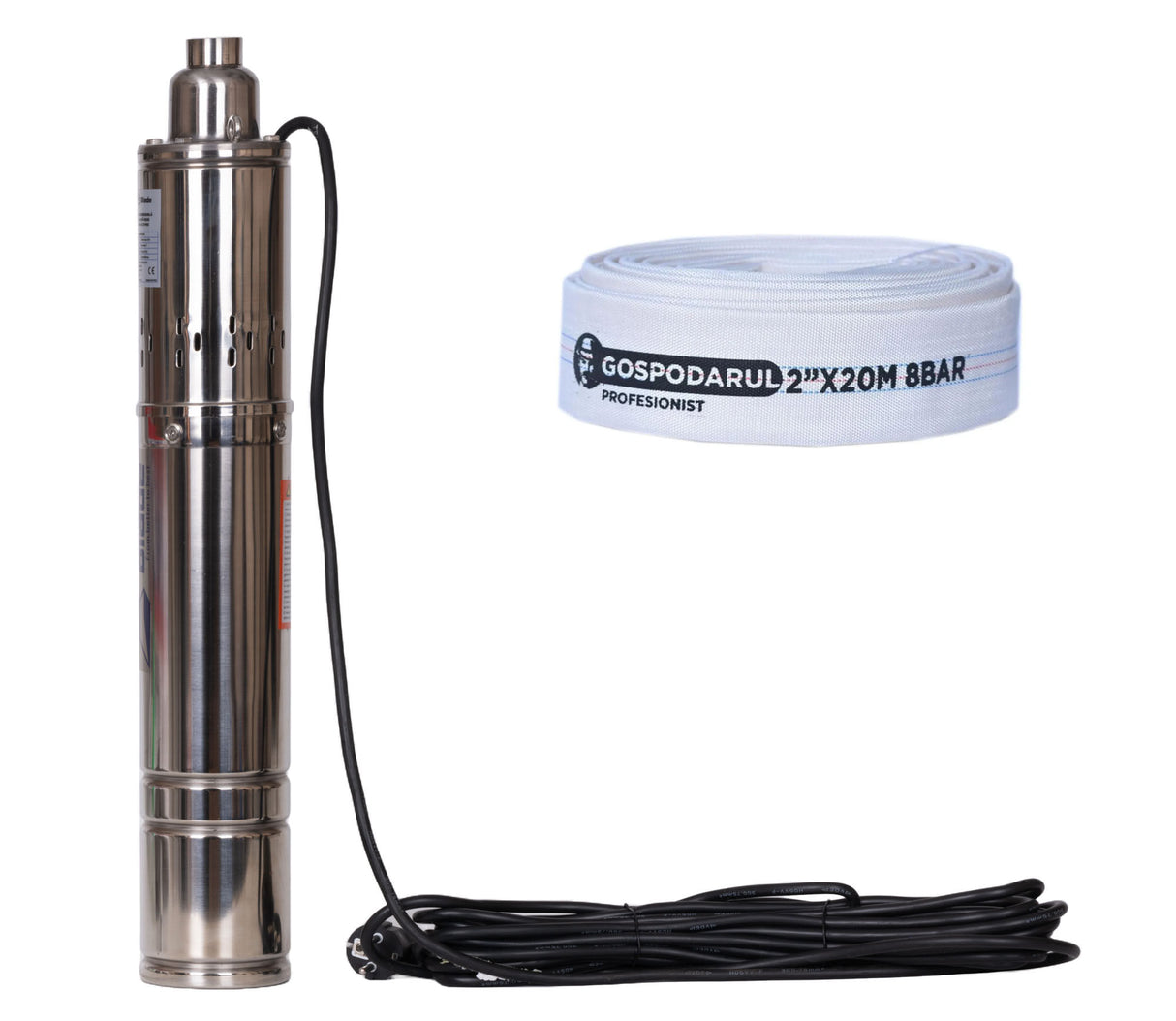 Pompa submersibila apa curata BLADE 4QGD1.2-100-0.75 Pro - 750W, 2550 l/h  + furtun 20m, 1, atomico.ro