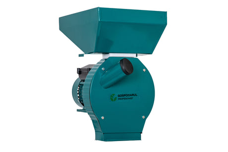 Mori Cereale si Batoze Porumb, Moara cereale si stiuleti cuva mare Gospodarul Profesionist GP-2 - 3900W, 320 kg/h, 3000rpm + accesoriu furaje, fructe si legume, 6, atomico.ro