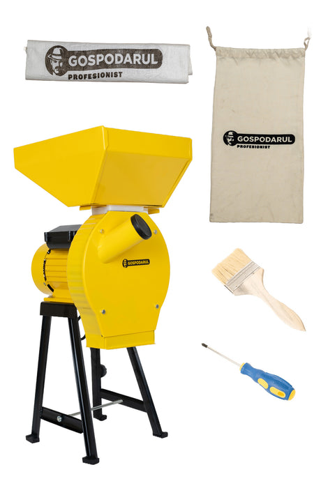 Moara Cereale, Moara cu suport pentru cereale si stiuleti de porumb  GP-MCR1S - 3900W, 320 kg/h, 2, atomico.ro