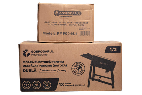 Batoze de porumb, Moara electrica simpla pentru desfacat porumb - batoza - Gospodarul Profesionist - 1500W, 200 kg/h, 3000rpm, 7, atomico.ro