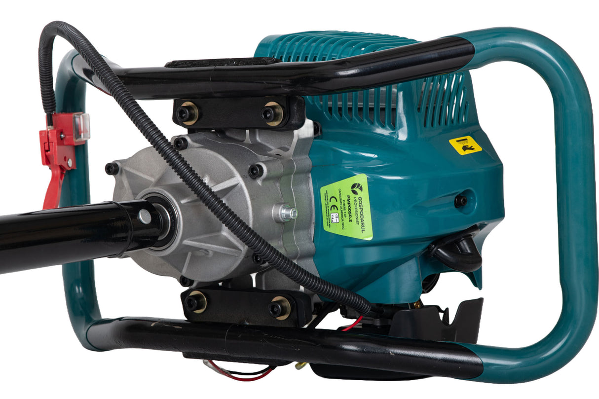 Motoburghiu foreza de pamant Gospodarul Profesionist ED520 - 3 CP, 3 burghie incluse 100,150,200mm + 3 ulei 0.5L, 3, atomico.ro