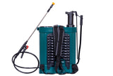 Pompa de stropit Gospodarul Profesionist 16L - 2 in 1 cu baterie + actionare manuala, 3 duze incluse