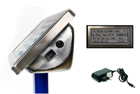 Cantare electronice, Cantar comercial electronic BLADE - 350 kg, cu acumulator si brat rabatabil, 22, atomico.ro