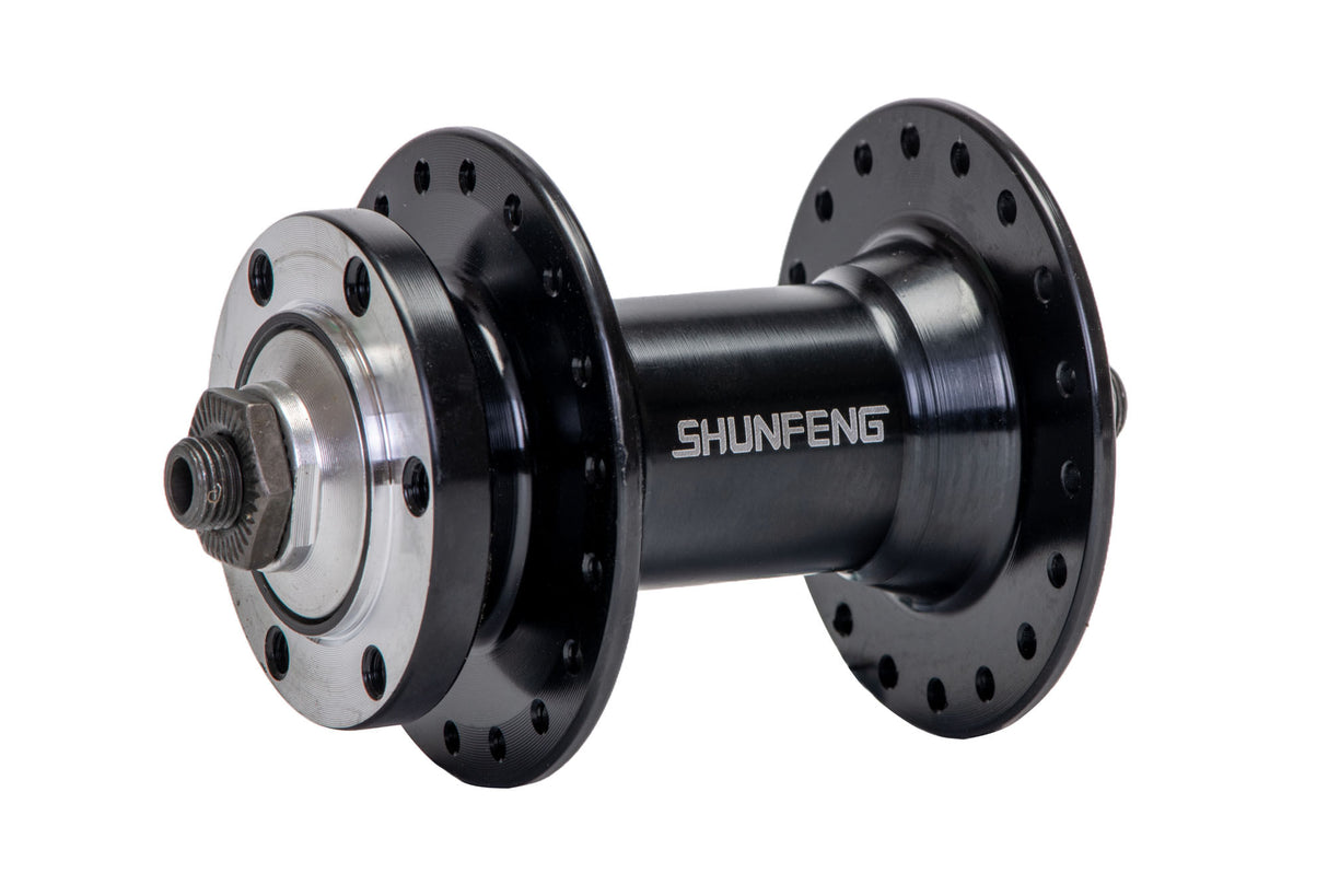 Butuc fata 26, aluminiu, disc, prindere rapida, cu rulment, 36H, 5, atomico.ro