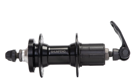Componente, Butuc spate 26, casetat, aluminiu, disc, prindere rapida, cu rulment, 36H, 2, atomico.ro