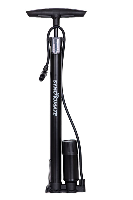 Accesorii pentru biciclete, Pompa podea - fier crom - manomentru - 5735cm, 1, atomico.ro