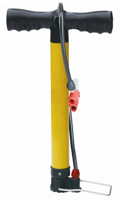 Accesorii pentru biciclete, Pompa podea - maner plastic alb mica - 3835cm, 1, atomico.ro