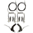 SET FRANA COMPLET V-BRAKE - MANETE PLASTIC