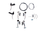 Set complet frana V-Brake, manete aluminiu