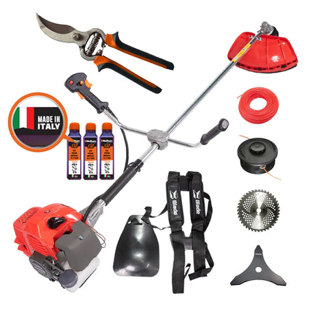 Motocoase de umar, Motocoasa Blade Alpin 520, 3CP, 7 accesorii, ham profesional + 3 sticle ulei 0.1l + Foarfeca taiere vie, 1, atomico.ro