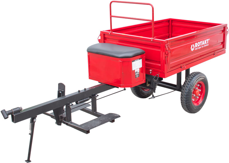 Remorca agricola Rotakt REMS300S capacitate incarcare 300 Kg, roti  4.00-8, 1, atomico.ro