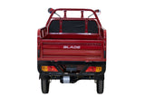 Triciclu Cargo electric BLADE Sprint 3.0 - 2000W, 25 km/h, autonomie pana la 70 km, baterie plumb-acid 72V  45Ah, capacitate maxima 600 kg, fara permis, culoare rosu