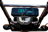 Triciclu Cargo electric BLADE Sprint 3.0 - 2000W, 25 km/h, autonomie pana la 70 km, baterie plumb-acid 72V  45Ah, capacitate maxima 600 kg, fara permis, culoare rosu