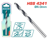 TOTAL - BURGHIU PENTRU METAL HSS - 4MM