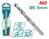 Burghiu pentru metal TOTAL M2 HSS – 5.5 mm (Industrial)