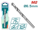 Burghiu pentru metal TOTAL M2 HSS - 6.5 mm (Industrial)