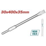 Dalta TOTAL prindere HEX 30 x 400 x 35 mm – plata, pentru beton si zidarie