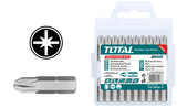 TOTAL - BIT - PZ2.25MM, 20PCS / SET INDUSTRIAL