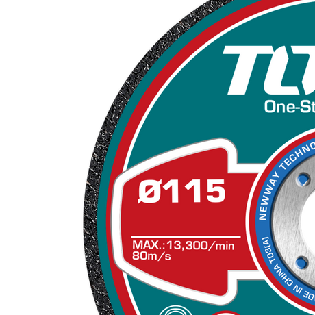 Scule TOTAL, Set discuri taiere metal TOTAL 115 mm, 1.0 mm, 22.2 mm, 50 bucati, pentru inox si metal, 3, atomico.ro