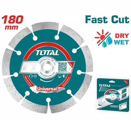 Accesorii scule electrice TOTAL, Disc debitare beton TOTAL  - 180MM INDUSTRIAL, 2, atomico.ro