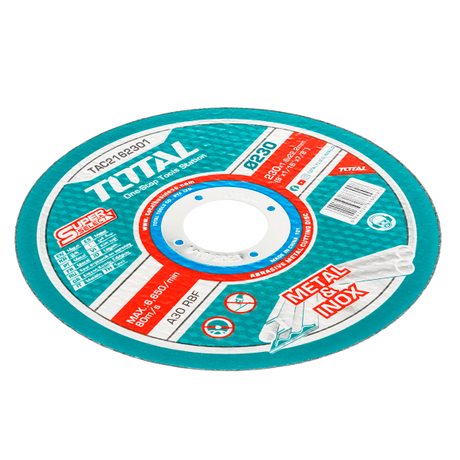 Scule TOTAL, Disc debitare metal TOTAL 230 mm, 1.6 mm, pentru inox, ax 22.2 mm, 2, atomico.ro